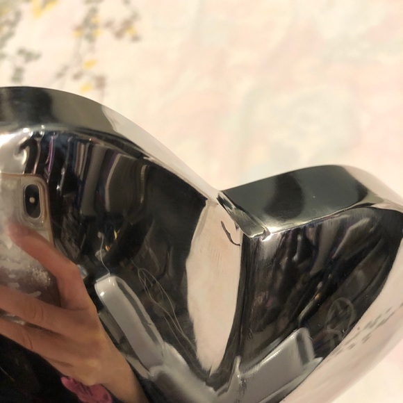 Set of 4 Large Metal Stainless Steel Heart Hooks - Picture 7 of 8